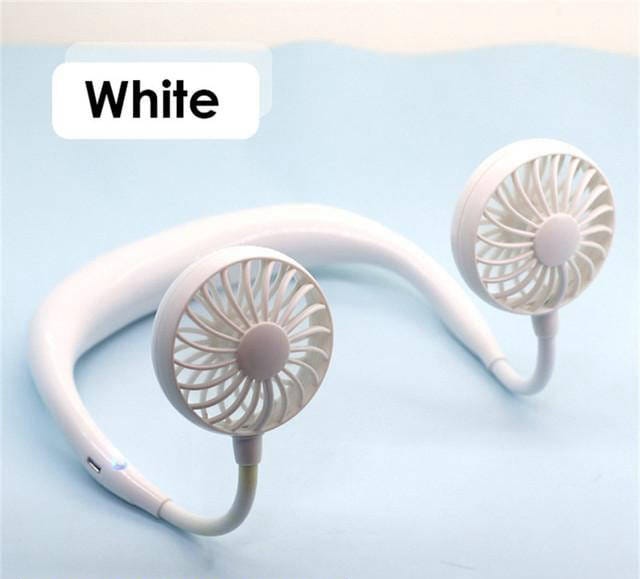 Wearable Sports Portable Rechargeable Fan