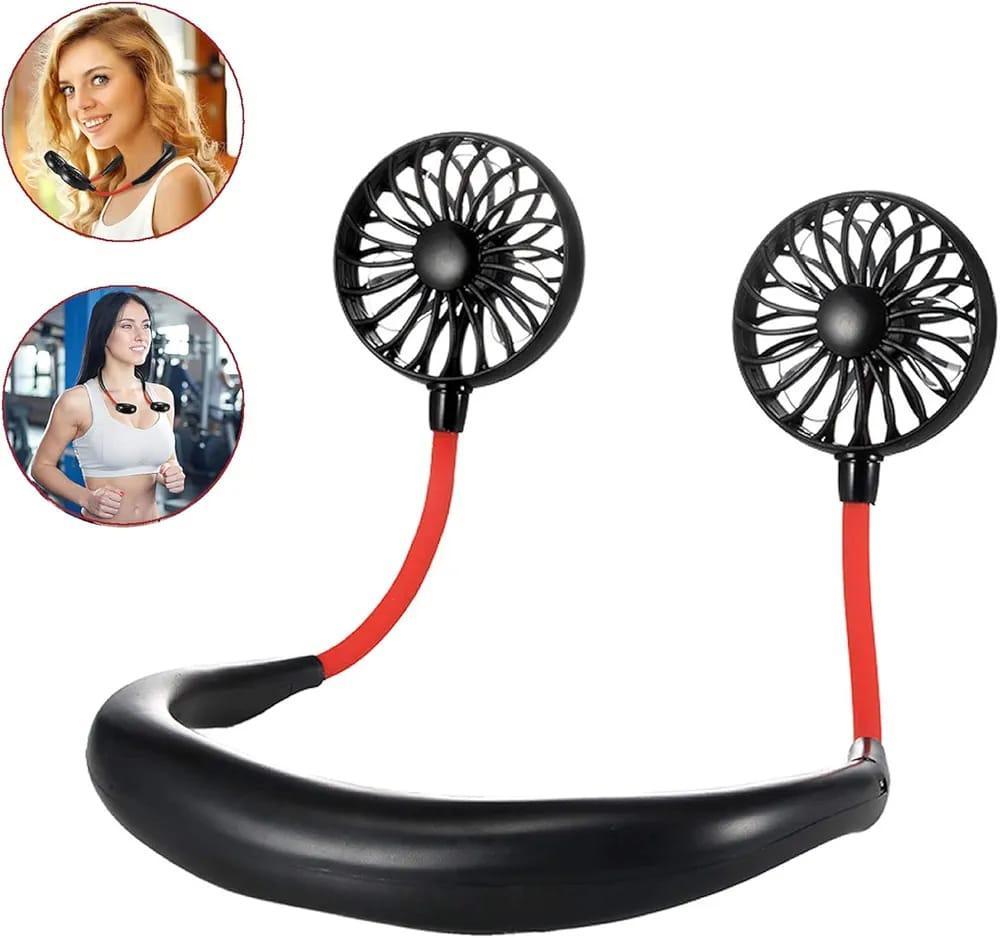 Wearable Sports Portable Rechargeable Fan