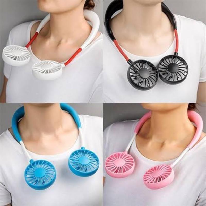 Wearable Sports Portable Rechargeable Fan