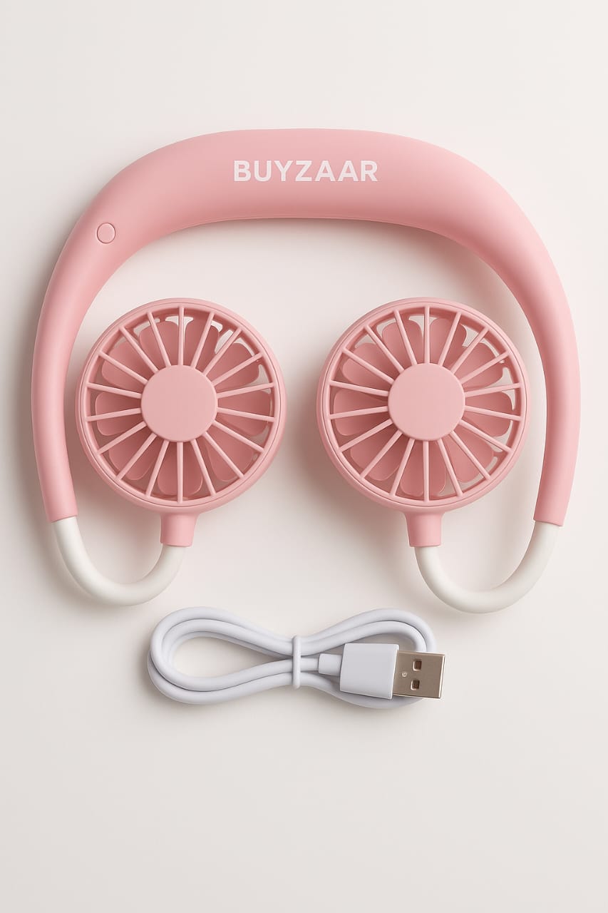 Wearable Sports Portable Rechargeable Fan